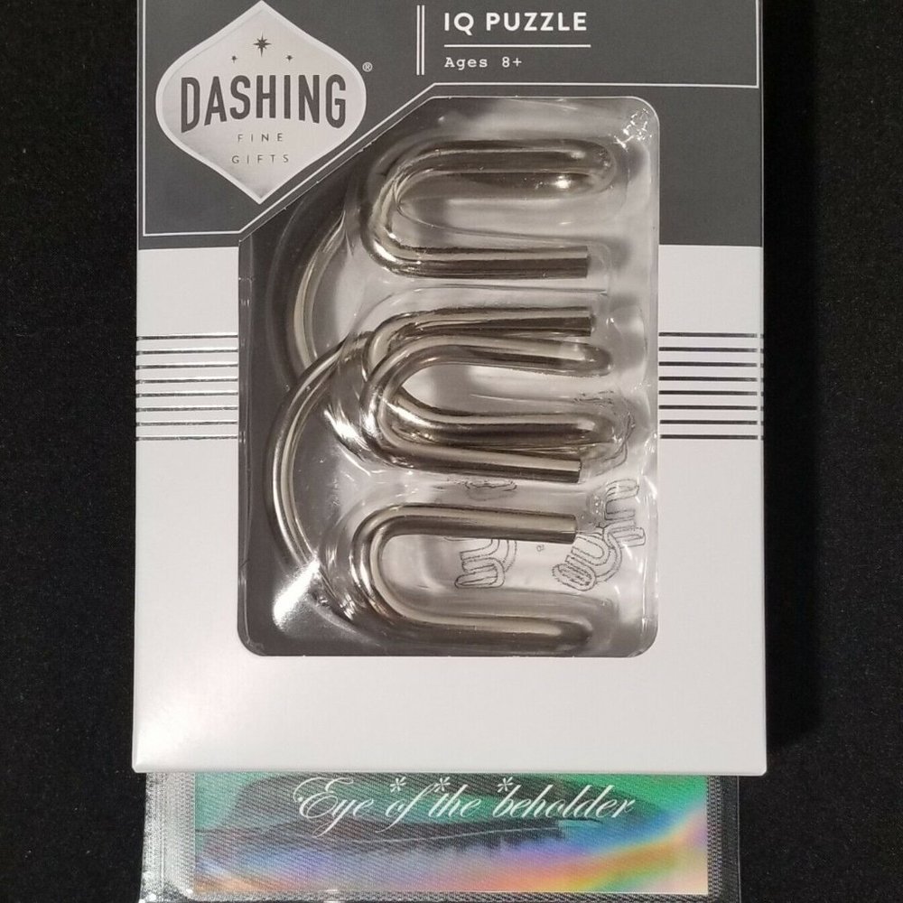 NEW Dashing Fine Gifts IQ Puzzle Interlocking Rings Ages 8+